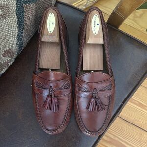 Allen Edmonds Maxfield Tassel Loafers with shoe shapers from Nordstrom